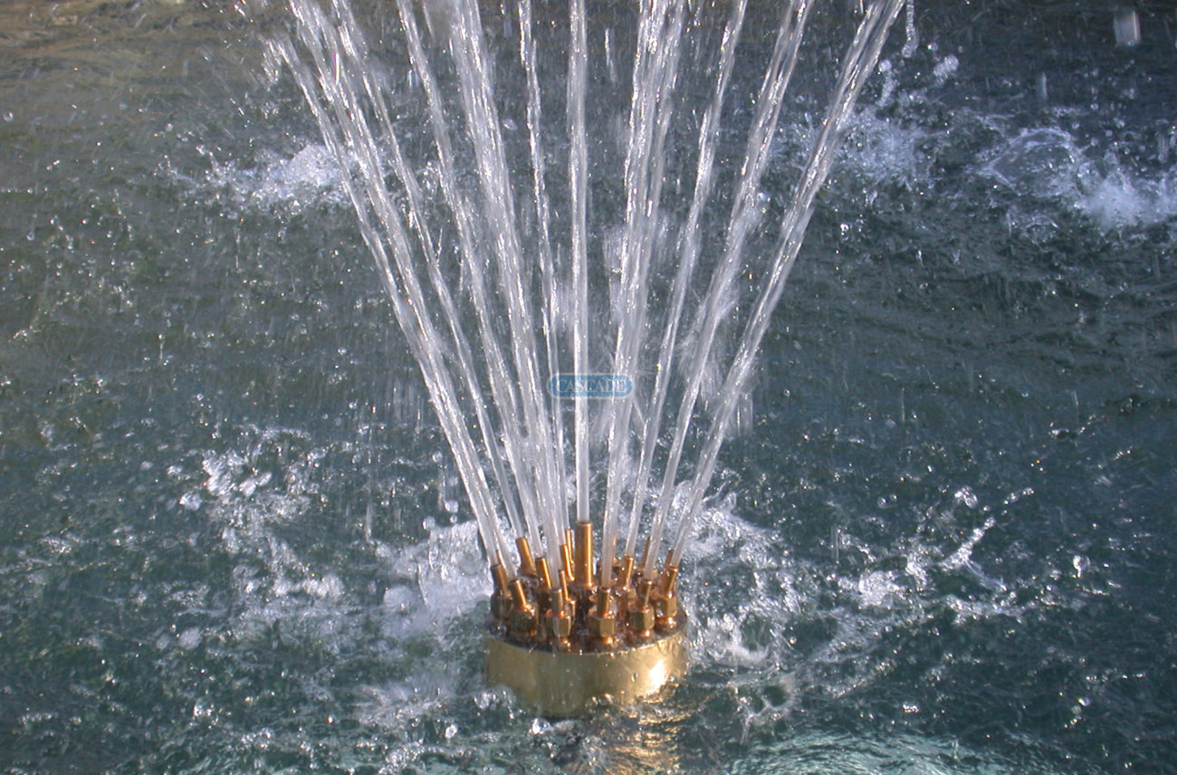Ugello Per Fontana 2 Livelli – Getto Dritto Centrale, Effetto Spettacolare Per Laghetti E Giardini, Connettore DN25