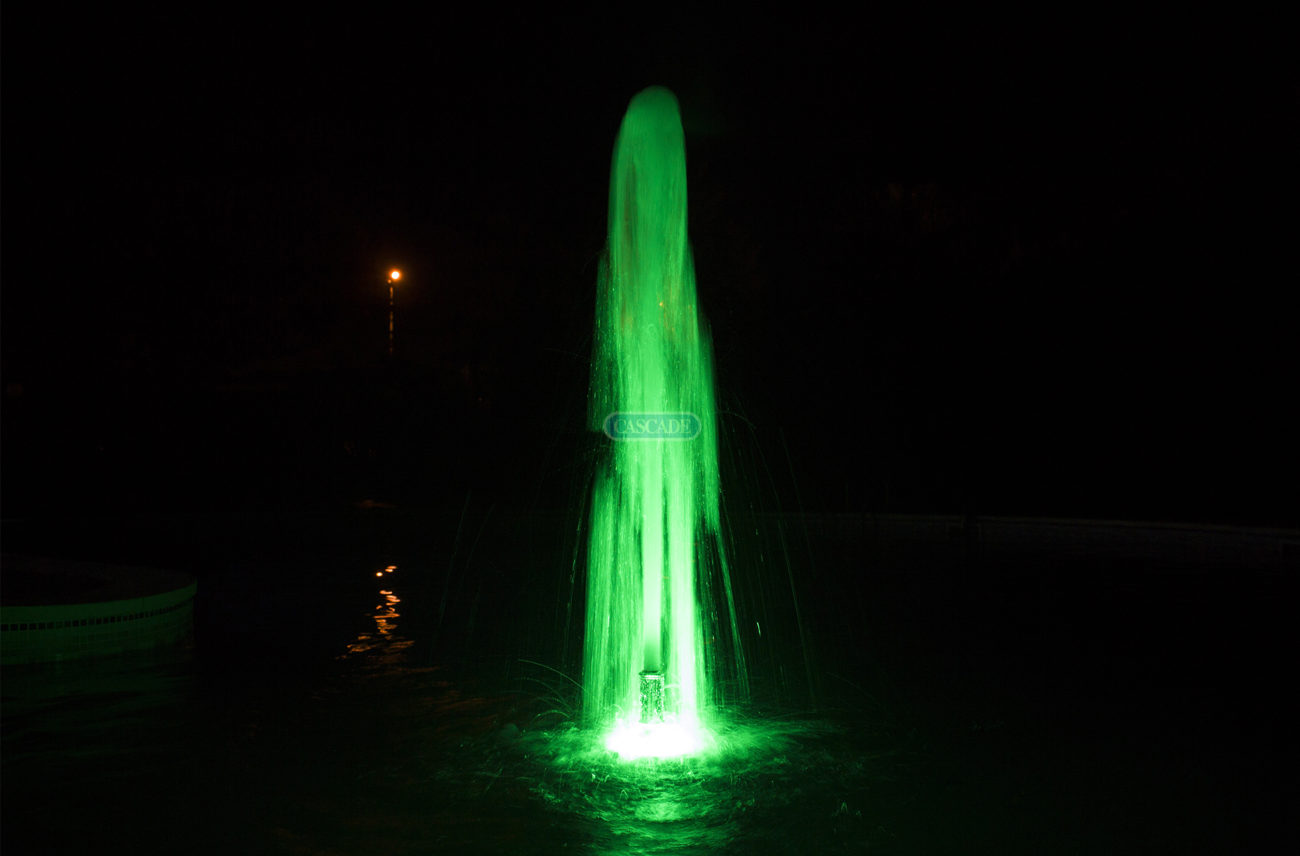 Cascade underwater Mizar fountain - 24 light LED RGBW-Ring